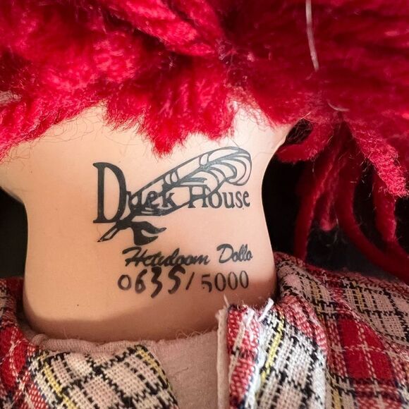 Duck House Heirloom limited edition Reggedy Ann doll with puppy - Picture 13 of 16